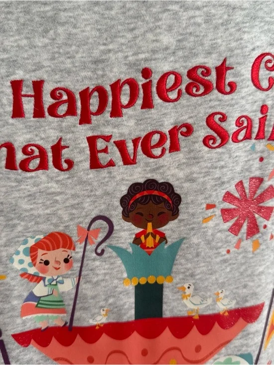 Disney Parks WDW It’s A Small World Collection Zip Up Hoodie XL New 2026 Disney - Picture 2 of 6